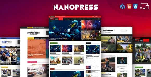 Nanopress WordPress Responsive Blog and Magazine Theme