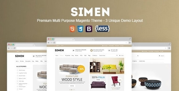 SNS Simen Responsive Magento Theme