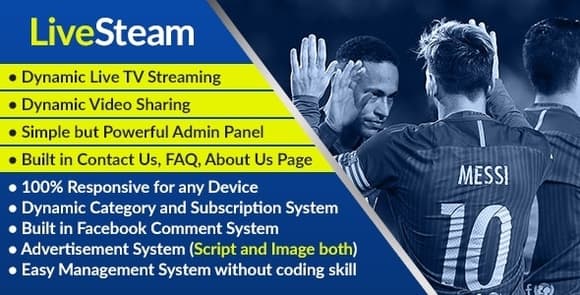 LiveStream - Online Video and Live Streaming Management System Nulled
