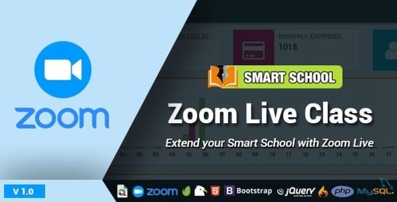 Smart School Zoom Live Class Addon Module