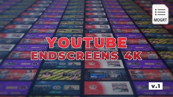 YouTube EndScreens 4K Template