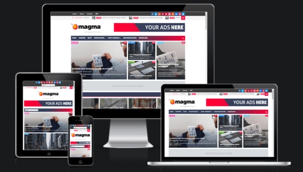 Magma Premium Version Responsive Magazine Blogger Template