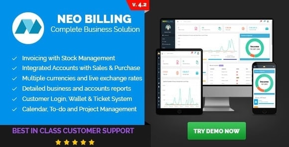 Neo Billing Accounting Invoicing And CRM Software Nulled Script