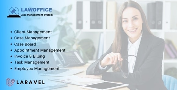 LawOffice Case Management System for Lawyer Website Software