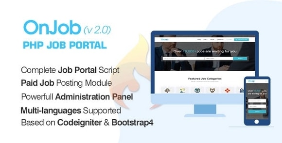 OnJob PHP Job Portal Application Nulled Script