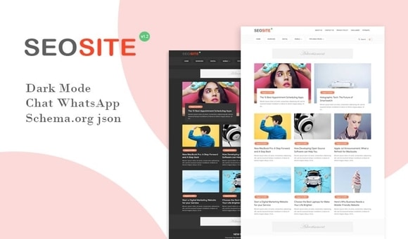 Seosite Premium Version Blogger Template