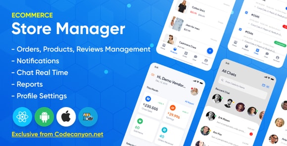Store Manager React Native Application for Wordpress Woocomerce