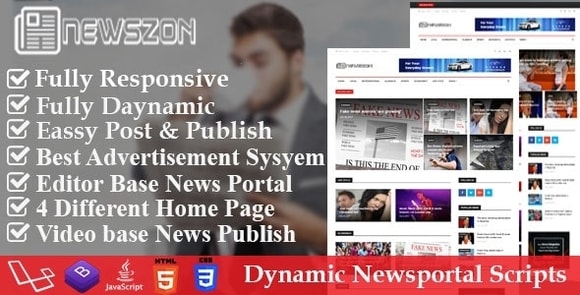 News Paper Dynamic News Magazine and Blog Portal Script Nulled