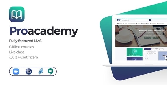 Proacademy LMS and Live Classes Marketplace Nulled Script