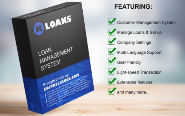K-LoansLoan Management System Platform PHP Script