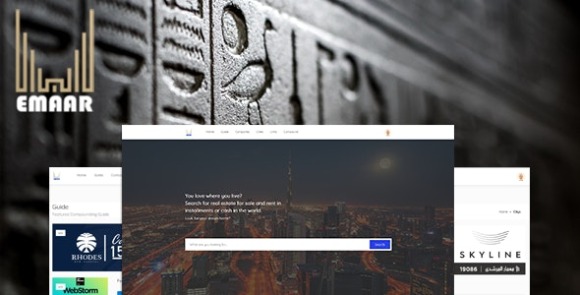 Emaar Real Estate Agency Directory System PHP Script