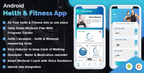 Workout Manager and Health Calculator for Fitness App Source