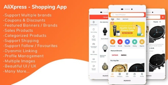 AliXpress App Multi Vendor Shopping App Source Code