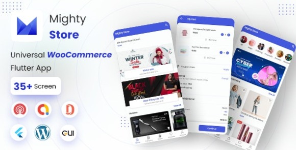 MightyStore Dokan Multi Vendor Flutter E-commerce Full App Source Code
