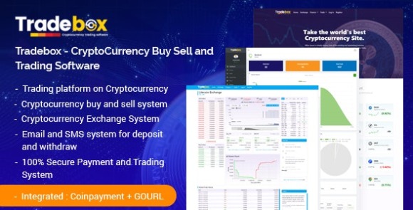 Tradebox CryptoCurrency Buy Sell and Trading Software Nulled