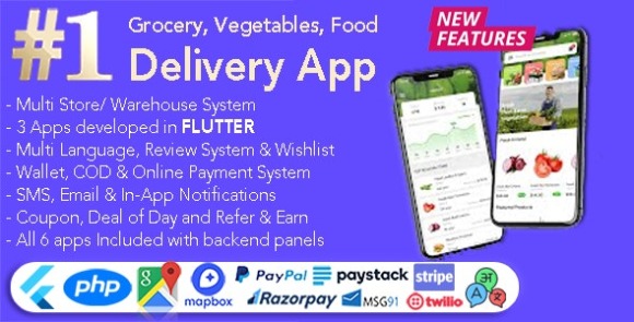 GoGrocer Grocery Vegetable and Food Delivery App Source