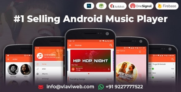 Android Music Player Online MP3 Songs App Source Code