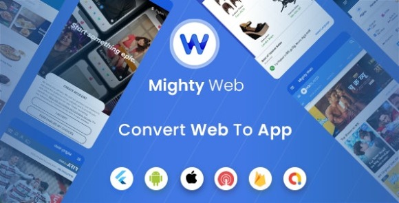MightyWeb Flutter Webview Convert Your Website To An App Admin Panel