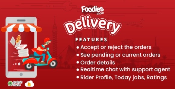 Foodies v1.0 – Android Delivery Boy Mobile App Source Code