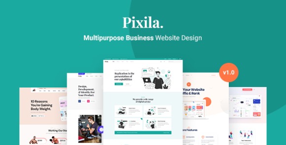 Pixila Creative Multipurpose HTML Template Download