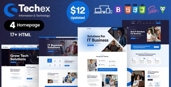 Techex Information and Technology HTML Template Download