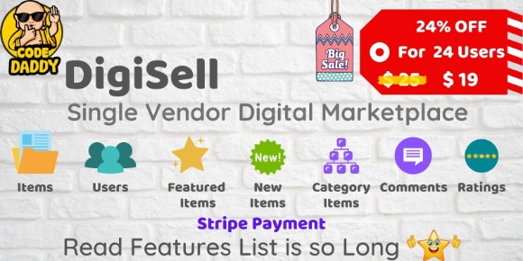 DigiSell Single Vendor Digital Marketplace Nulled Script