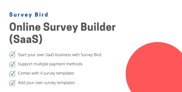 Survey Bird Online Survey Builder SaaS PHP Script