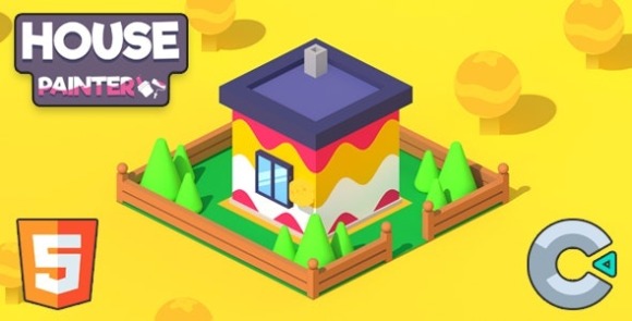 House Painter – (HTML5 Game – Construct 3) Source Code