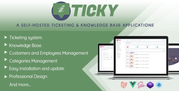 Ticky Helpdesk Support Ticketing System and Knowledge Base Script