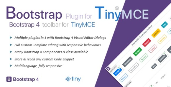 Bootstrap Plugin for TinyMCE Addon