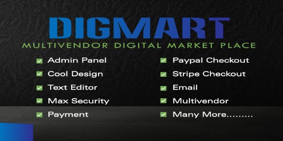 Download #DigMart v3.8.0 – Multivendor Digital MarketPlace PHP Script
