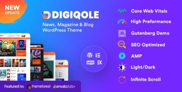 Download #Digiqole v2.0.2 – News Magazine WordPress Theme Free