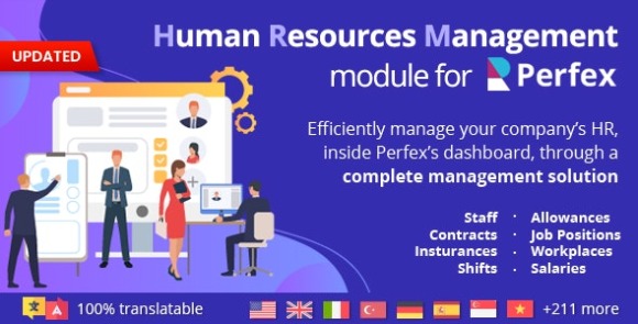 Download #Human Resources Management v1.4 – HR Module for Perfex CRM Addon