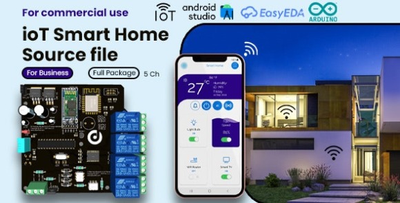 ioT Smart Home Automation Android App Circuit Gerber Source Code
