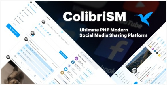 ColibriSM The Ultimate PHP Modern Social Media Sharing Platform Script
