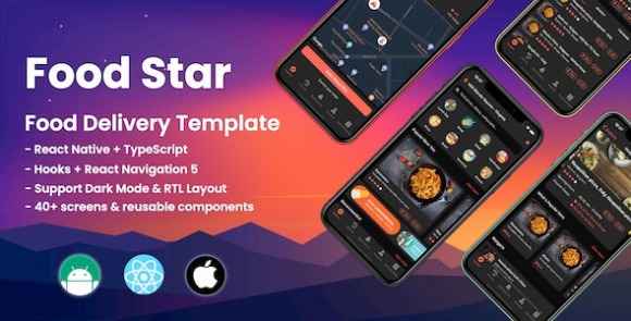 Food Star Mobile React Native Food Delivery Template