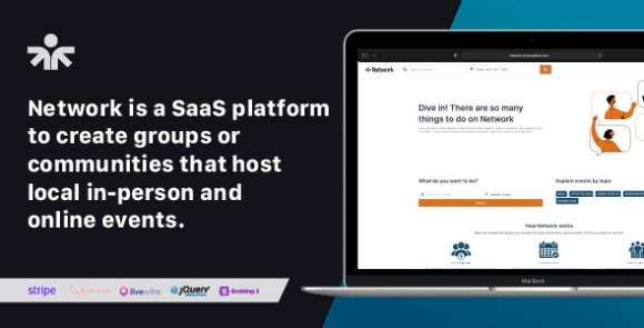 Network SaaS Event and Community Management Platform PHP Script