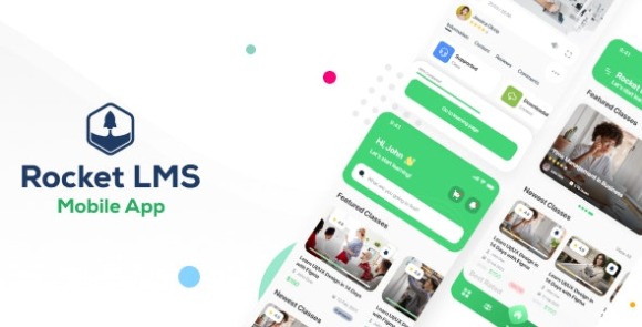 Rocket LMS Mobile App Learning Management System App Source Code