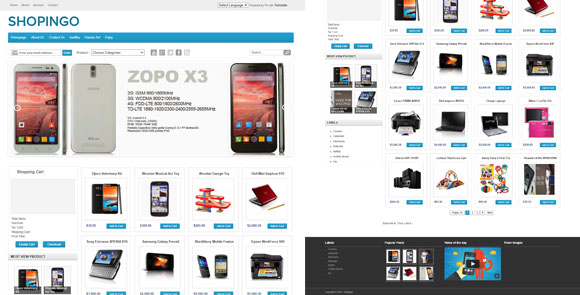 Shopingo Online Store Ecommerce Blogger Template Download