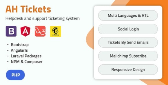AH Tickets Help Desk and Support Tickets System PHP Script
