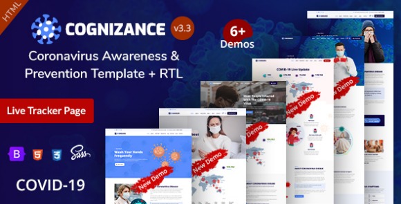 Cognizance Medical Health and COVID-19 HTML Template