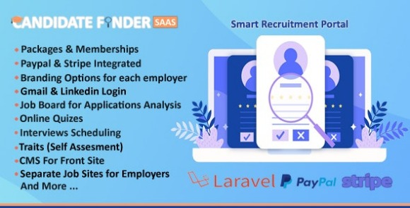 Candidate Finder SaaS Recruitment Management Portal Script