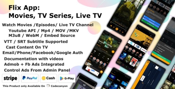 Flix App Movies TV Series Live TV Channels TV Cast