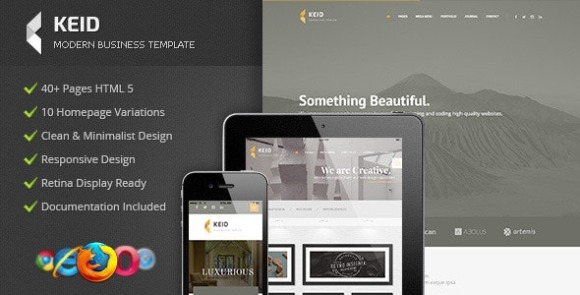 Keid Modern Multipurpose HTML Template Download