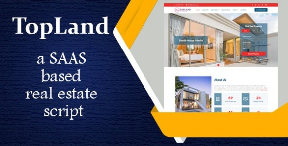 TopLand Laravel Real Estate Agency Portal with SaaS Script