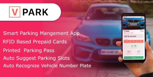 V-Park Smart Parking Management App Source Code