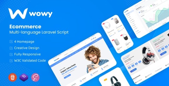 Wowy Multi-language Laravel eCommerce Script