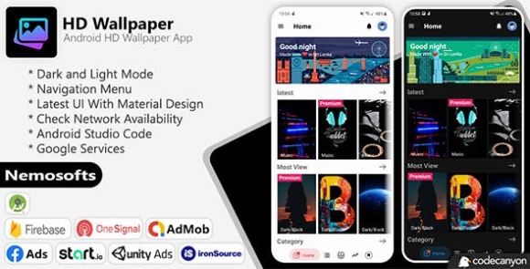 Android HD Wallpaper App Source Code