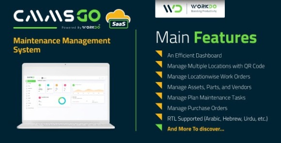 CMMSGo SaaS Maintenance Management System PHP Script
