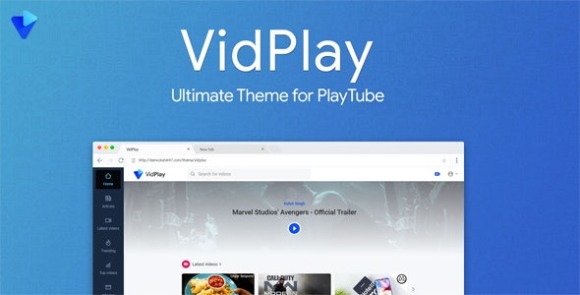 VidPlay The Ultimate PlayTube Theme Downloadl